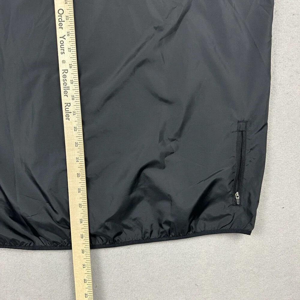 Adidas Running Jacket Men Extra Large Black Response Lightweight Windbreaker XL